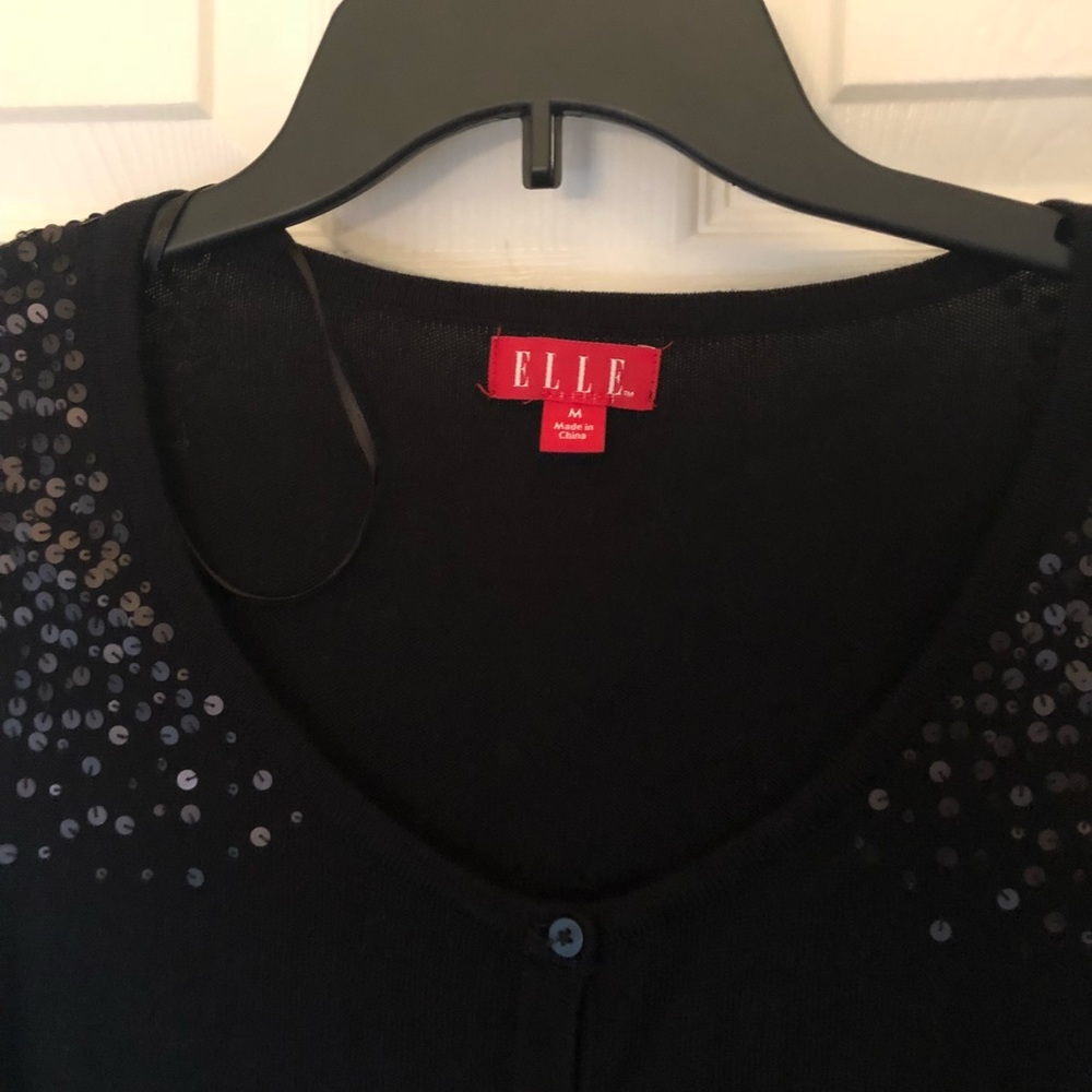 Black Sequin Cardigan - Picture 5 of 5